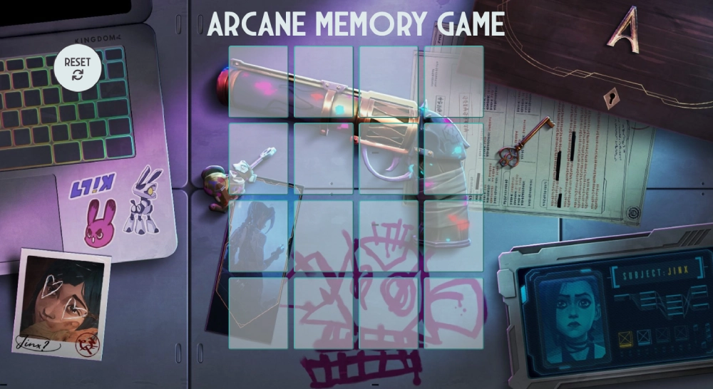 Arcane Memory Game